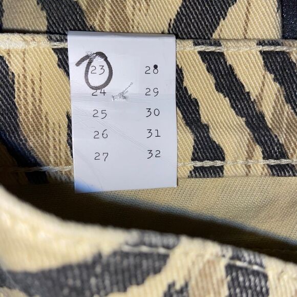 Current Elliot The Ruby Crop Zebra Print Jean sz 23‎ - Picture 11 of 11